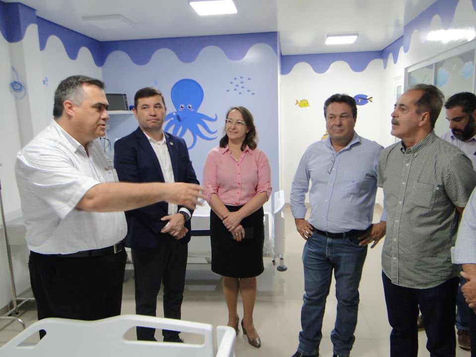 Visita dos secretário Beto Preto e Marcio Nunes as futuras instalações da UTI neonatal
